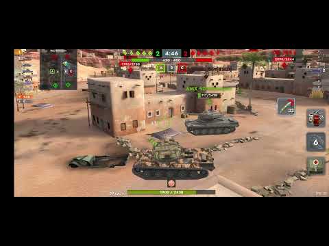 Видео: Tanks blitz. AMX 50 B картонки разорвали кучу брони