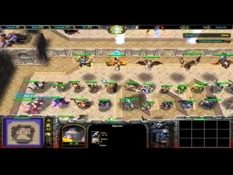 Видео: 10.04.2014 Solo w/ Merving, Goblak, WickedSick: Слабое Звено /WC3 Custom Maps/