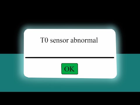 Видео: T0 sensor abnormal. Принтер завис.