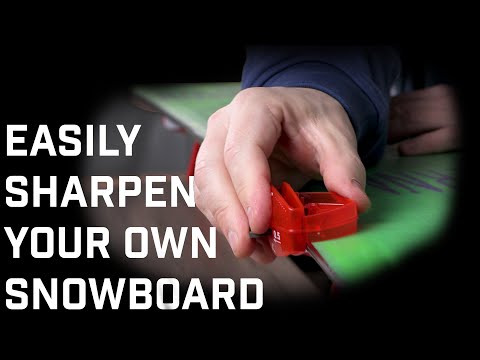 Видео: Как заточить канты сноуборда
