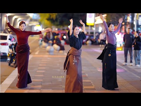 Видео: Юнчжэнь, Юнджи и Чжуомачу, красивый тибетский танец «Грант».