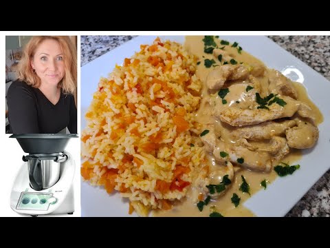 Видео: Рис с овощами и куриным филе в Термомиксе. Thermomix Rezepte