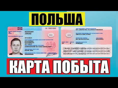 Видео: Карта побыту в Польше - что это и как ее получить?