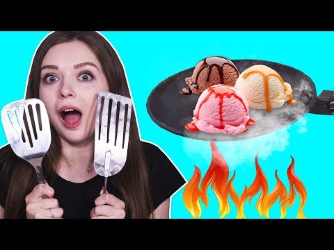 Видео: ЖАРИМ МОРОЖЕНОЕ В КИПЯЩЕМ МАСЛЕ! Мороженое за пять минут / Проверяю рецепт из интернета 🐞 Afinka