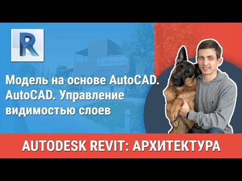 Видео: [Урок Revit АР] AutoCAD. Управление видимостью слоев