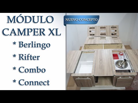 Видео: Новая концепция модуля CAMPER XL 🚐. Кемперизация фургонов (FURGO CAMPER FURNITURE)