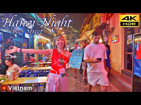 Видео: Ночная жизнь Ханоя | Пешеходная экскурсия по Старому кварталу Ханоя | Вьетнам🇻🇳 | 4K HDR