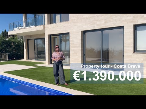 Видео: Новая вилла с видом на море в Льорет де Мар. New villa with sea view in Lloret de Mar. REF 73021