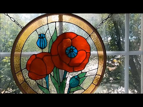 Видео: ПОЛИМЕРНЫЙ ВИТРАЖ  👍 ВИТРАЖНАЯ КАРТИНА ПО НОМЕРАМ