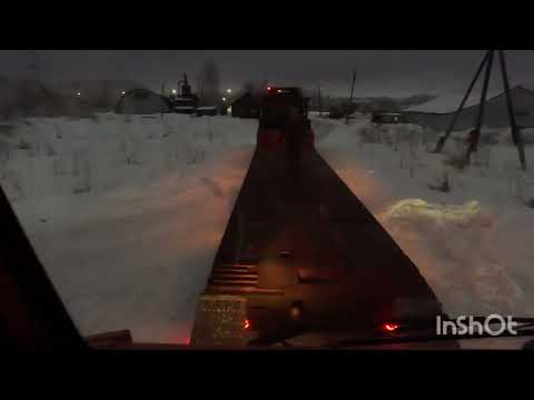 Видео: загрузил  лесовоз  открутились колеса на прицепе доехал до Сургута