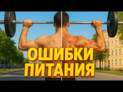 Видео: Топ ошибок в питании: почему твои мышцы не растут | Саморазвитие