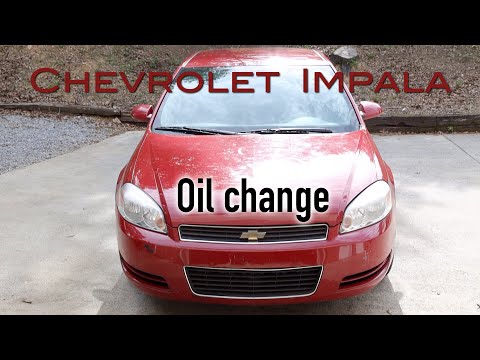 Видео: Замена масла | Chevrolet Impala | 2006-2011 3.5L V6