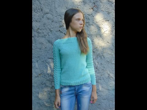 Видео: МК. Свитер. Часть 1.