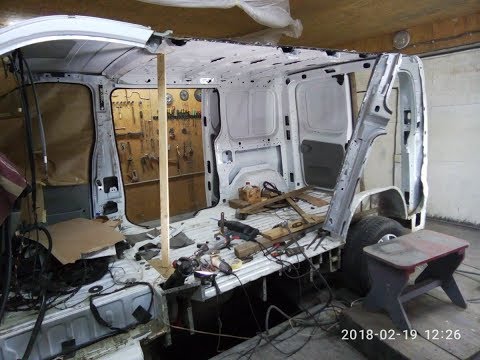 Видео: OPEL Vivaro. Замена битого борта.