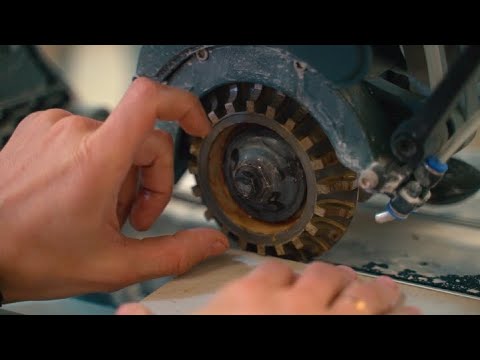 Видео: НЕ обычные диски для работы с плиткой! Диск или это уже фреза? Ступени из керамогранита -ЛЕГКО!