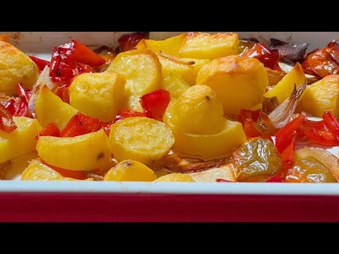 Видео: Золотистый картофель и перец | Невозможно устоять!