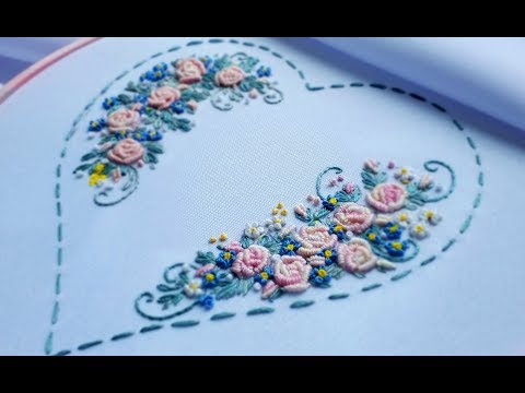 Видео: Hand Embroidery: Bullion Knot Stitch\ ВЫШИВКА: РОЗЫ РОКОКО
