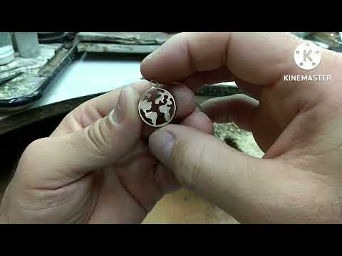 Видео: Подвеска КОНТИНЕНТЫ, как изготовить кулон, всё этапы работы ®️