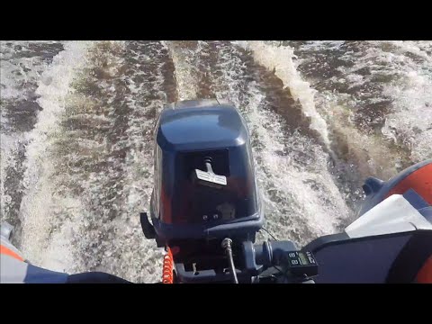 Видео: Самый дешевый китайский мотор. Первые часы на воде.