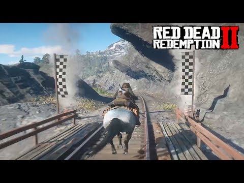 Видео: Онлайн ГОНКИ и ПЕРЕСТРЕЛКИ - RED DEAD ONLINE #2