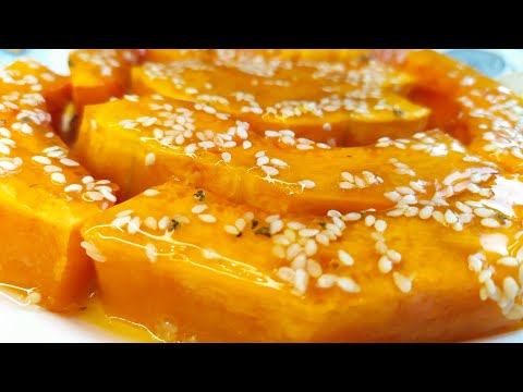 Видео: Безумно вкусная ТЫКВА в духовке, с медом и кунжутом!