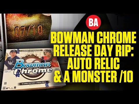 Видео: Bowman Chrome 2025: день релиза Rip: реликтовый автомобиль и монстр /10!