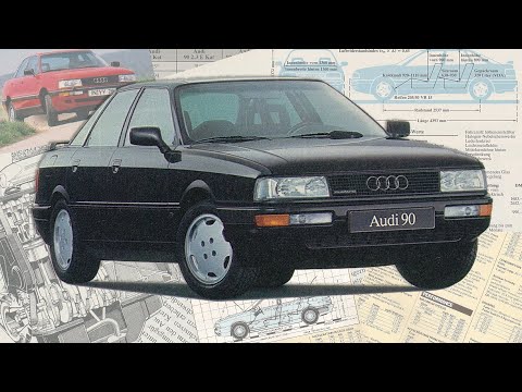 Видео: AUDI 90 B3 • МЕГА-БОЧКА: ПЯТЬ цилиндров и масса АМБИЦИЙ • ИСТОРИЯ автомобиля 1980-х