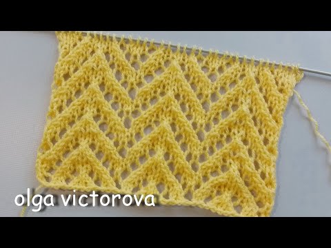 Видео: ВЕЛИКОЛЕПНЫЙ АЖУР СПИЦАМИ 843 Узоры спицами