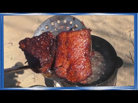 Видео: Жареная рыба в казане, вкусный сазан хрустящий  снаружи, сочный внутри,Рецепты от fisherman dv.27rus