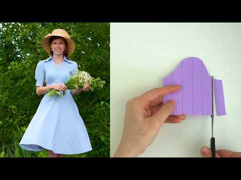 Видео: Моделирование рукавов. Рукав-фонарик, рукав-колокол, расклешенный рукав / Bespoked.ru