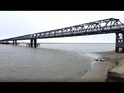 Видео: Варандейский мост - р  Песчанка (Валерий Шемякин)