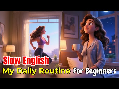 Видео: Мой распорядок дня | Легкий ежедневный английский для начинающих | Простая ежедневная практика ан...