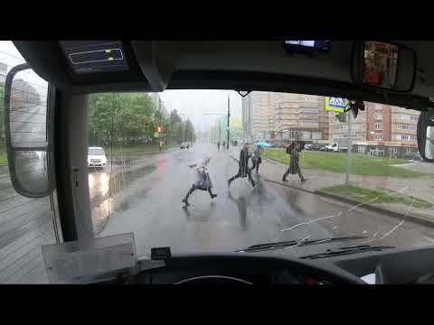 Видео: Заплыв по городу | Троллейбус УТТЗ - 6241.01 (МАЗ - 203Т), Чебоксары.