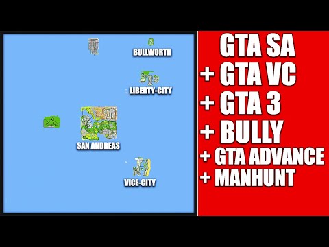 Видео: О ТАКОЙ GTA ТЫ ВСЕГДА МЕЧТАЛ! ГОРОДА ИЗ ВСЕХ GTA НА ОДНОЙ КАРТЕ И В ОДНОЙ ИГРЕ