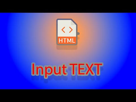 Видео: Как сделать поле ввода в html