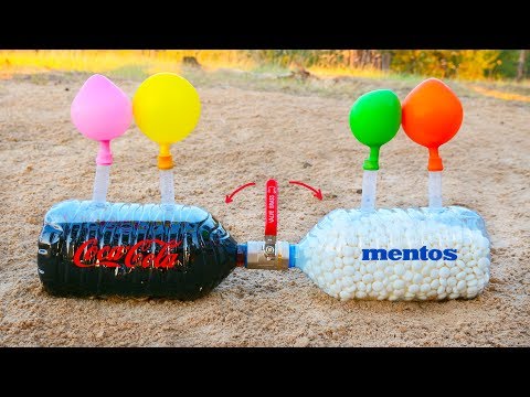 Видео: Эксперимент: Кока Кола, Ментос и Пищевая Сода! Супер Эффект!