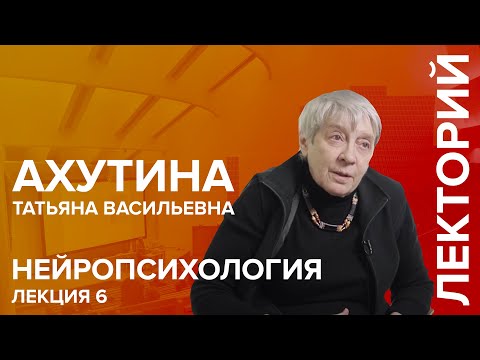 Видео: "Нейропсихология" лекция №6 Ахутиной Т.В.