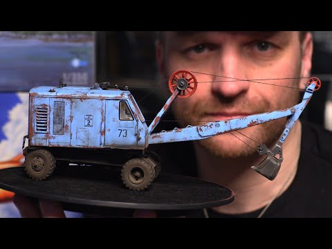 Видео: Обзор старого, гробового экскаватора Э-656  AVD Models ...  /Строительная техника в моделях