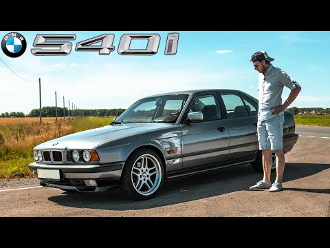 Видео: Мечта из 90х - BMW 540i e34 - Review, Drag Test