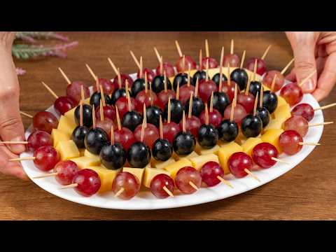 Видео: Все просят рецепт! 🤩 4 великолепных закуски всего за несколько минут