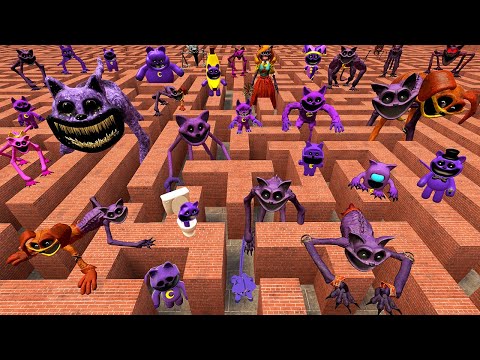 Видео: ВСЕ КЭТНЭПЫ КОТ ДРЕМОТ ПОППИ ПЛЕЙТАЙМ 3 В БОЛЬШОМ ЛАБИРИНТЕ  - Catnap Poppy Playtime 3 Big Maze Gmod