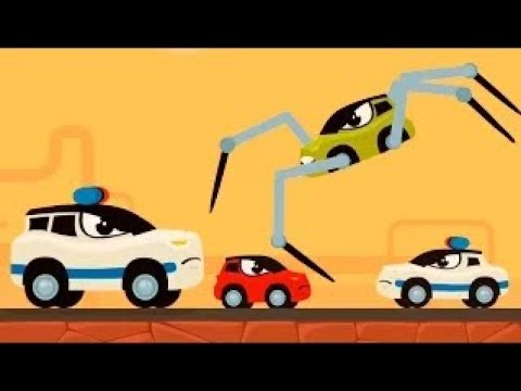 Видео: Машинка Редди бежит от полиции Погоня.