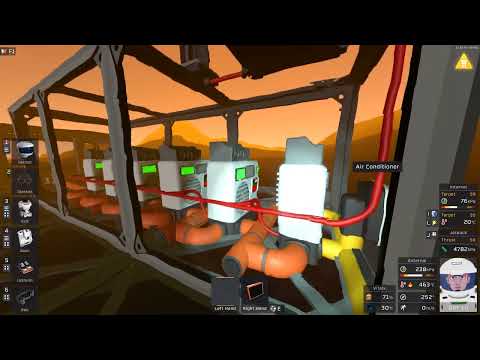 Видео: Stationeers - Кондиционер. Каскадная схема для большого диапазона температур.