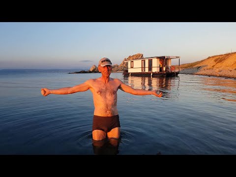 Видео: KAUNAS MARSEILLE 48 на хаусботе. Средиземное море. Пруд Бер. Марсель. Étang de Berre. Suktinis.