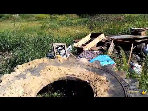Видео: Урочище, Где Раньше Была Деревня, поиски Металлолома на свалке, сломался металлоискатель.
