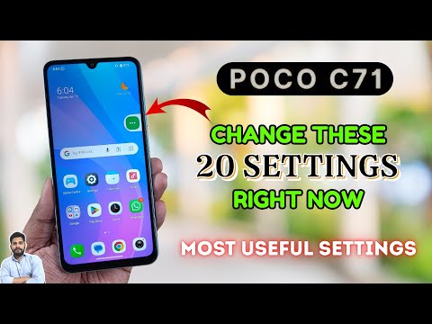 Видео: Poco C71: измените эти 20 настроек прямо сейчас