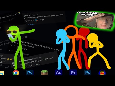 Видео: IS GREEN OKAY! – Influencer Arc Ep 2 - Реакция на Alan Becker - Алан Беккер аниматор против анимации