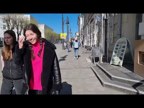 Видео: ул Ленина - Театральный сад , Пермь