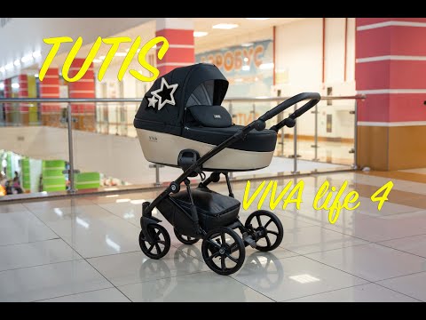 Видео: Обзор детской коляски Tutis Viva Life 4 @koliaskid.ru, @kolyaska.777 ТЦ Аэробус Москва