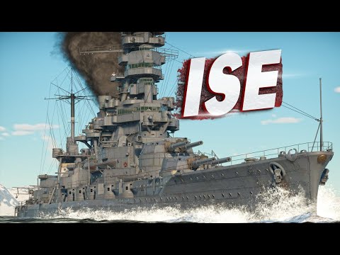 Видео: Японский линкор "IJN Ise" в War Thunder⚓